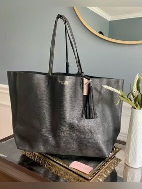 Victorias Secret RARE Genuine Leather Tote- New With Tags